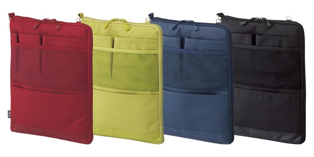 Lihit Lab Bag-in-Bag, A5, Portrait, Red, A7682-3