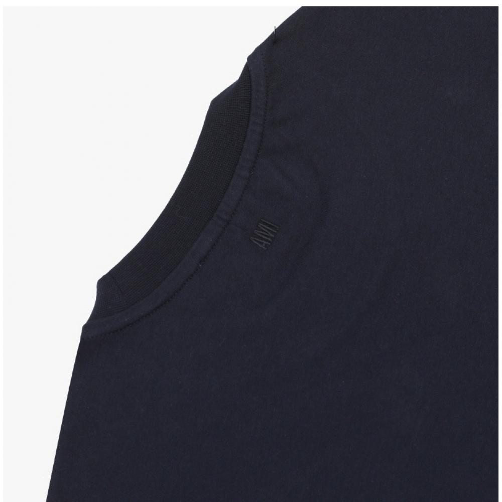 Ami Bfuts035 724 430 Ami De Coeur Kleines Herz Logo Öffentliches Kurzarm-T-Shirt