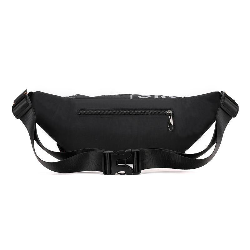 Men's Waterproof Nylon Waist Pack - Lightweight Running Belt Bag for Travel, Sports & Outdoor Activities