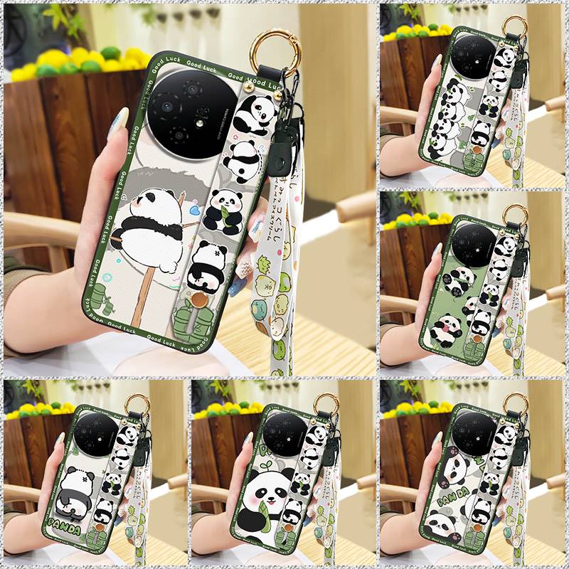 Back Cover Protective Phone Case For TCL 50 Nxtpaper 5G/50Pro Nxtpaper 5G Lanyard Anti-dust Fashion Design Silicone Ring