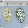 Leaf Wipe Hand Towel Coral Fluff Towel Kitchen Cleaning Household Soft Absorbent Creative Hanging Bathroom Hand Towel