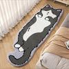 Cat Tufted Rug, Cute Cartoon Cat Shaped Rug, Irregular Shaped, Non-Slip Washable