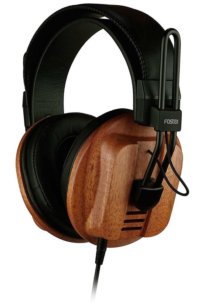 [Standard Model] FOSTEX T60RP Semi-Open Dynamic Stereo Headphones, African Mahogany Finish, Full-Planar Diaphragm Drivers, Balanced Connections