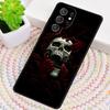 Cool Spooky Skull Face Phone Case for Samsung Galaxy note 10 pro S26 Ultra S23 S24 FE S25 S21 S22 PLUS shockproof Cove