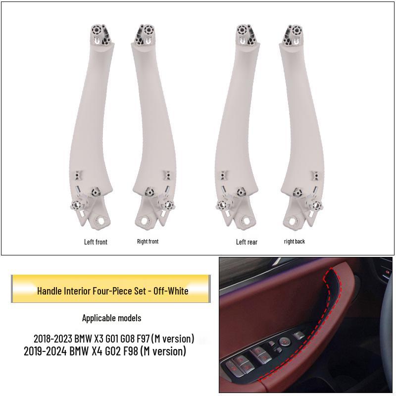 BMW X3/X4 (2018-2021) Door Interior Handle & Armrest Trim Kit
