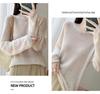 Women's Plus Size Long Knitted Sweater - Versatile Autumn/Winter 2025 Design