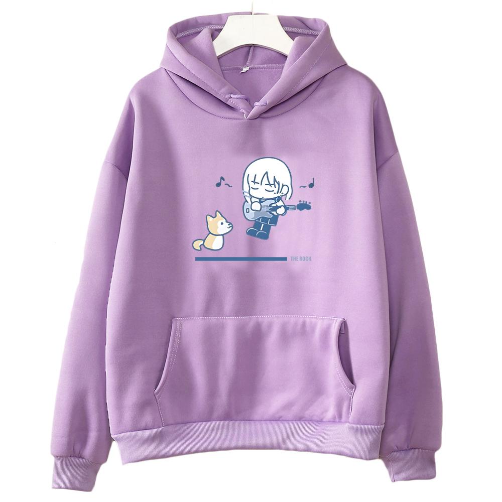 BOCCHI THE ROCK! Hitori Gotou Ryou Yamada Harajuku Hoodies Aesthetic Kawaii Sweatwear Couple Sweatshirt Women/men Autumn/Winter