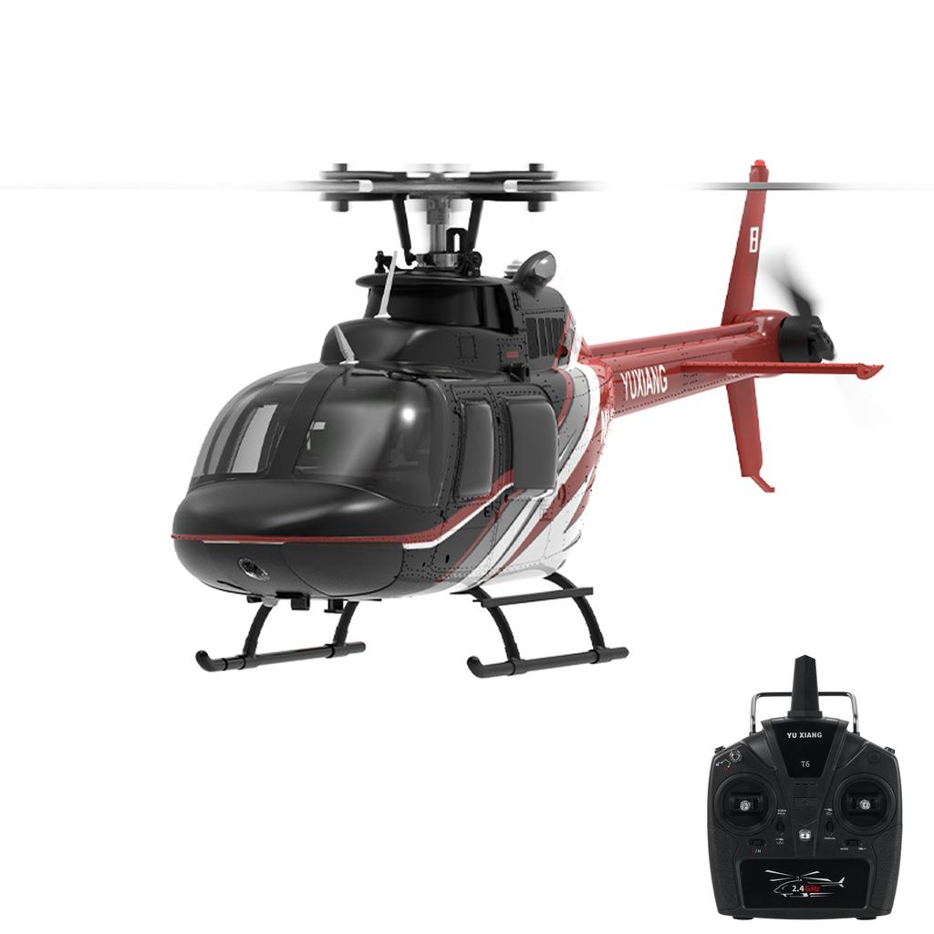 Remote Control Helicopter with Brushless Motors, Altitude Hold, Gyro, Optical Flow Positioning Function, 2.4GHz 6CH