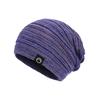 Winter velvet warm ear protection big head circumference versatile knitted hat women