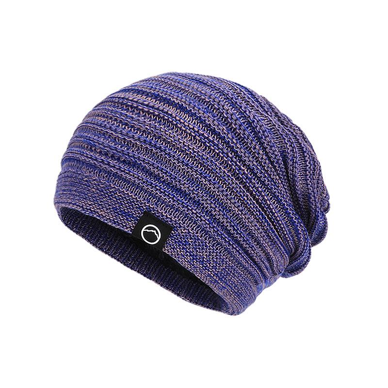 Winter velvet warm ear protection big head circumference versatile knitted hat women