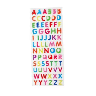 MégaCréa DIY - Epoxy Stickers Alphabet Letter 73 Pieces