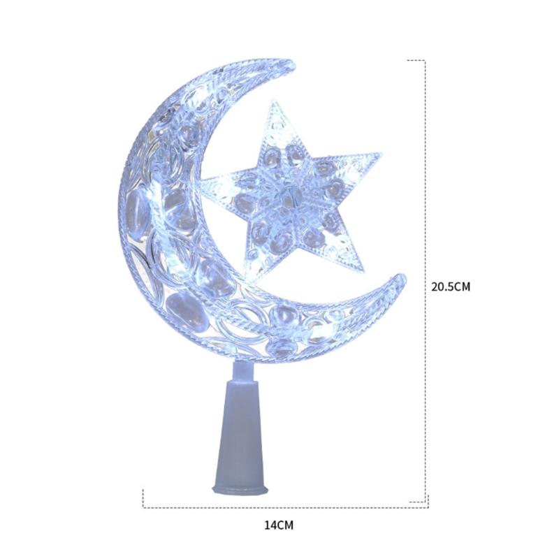 Festlicher Weihnachtsbaumstern Anhänger Schimmerndes Finish für Bäume allgemeiner Größe Feiern Sie Weihnachten mit Stil Anhänger