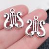 Vintage Music Instrument Charms Alloy Pendant DIY Bracelet Necklace Keychain Craft Jewelry Supplies