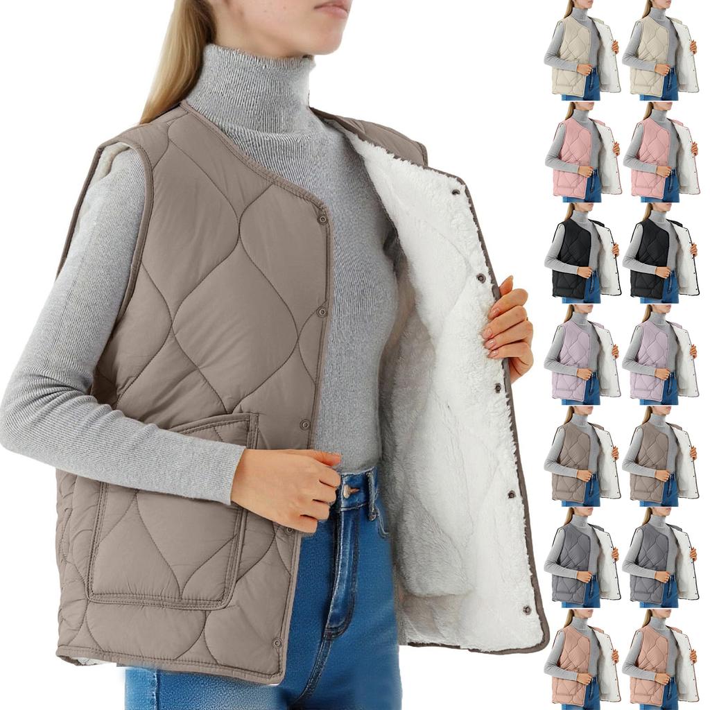 Women's Fashion Light Jacket Stand Collar Multicolor Zipper Button Coat