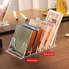 Acrylic Makeup Eyeshadow Palette Organizer Transparent Bathroom Countertop Vanity Cabinets Cosmetics Holder Multi-functional Storage Rack