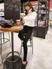 2025 Korean Fashion Women's Slim Long-Sleeved Shirt: Versatile Spring/Fall Top for Female Students