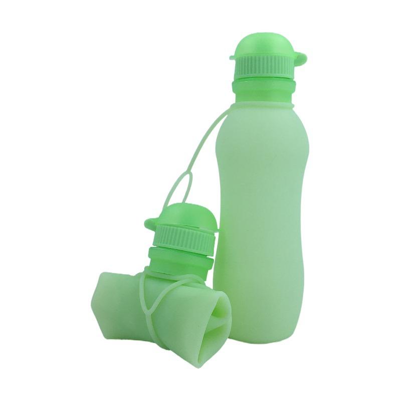 Food Grade Silicone Folding Cup Sports Water Cup Portable Folding Outdoor Silicone Cup Sports Water Bottle