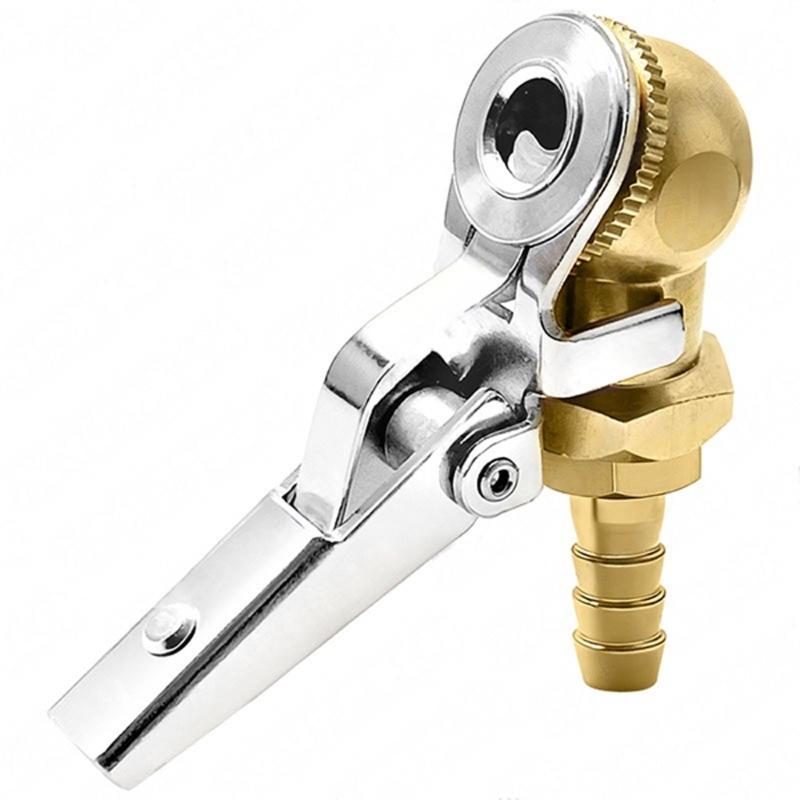 Tire Valves Copper Air Chuck for Quick Inflation On Various Vehicles Featuring Shut Off Valves Universal Copper Chuck