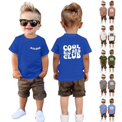 Toddler Girl Boy T-Shirts Kids Top Boys And Girls Printed Short Sleeved T-shirt 1-12Y