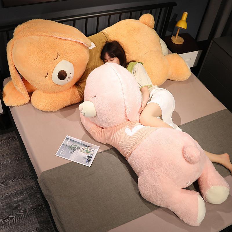 Lying Rabbit Plush Toy Cartoon Animal Stuffed Doll Decoration Kids Gift Cute