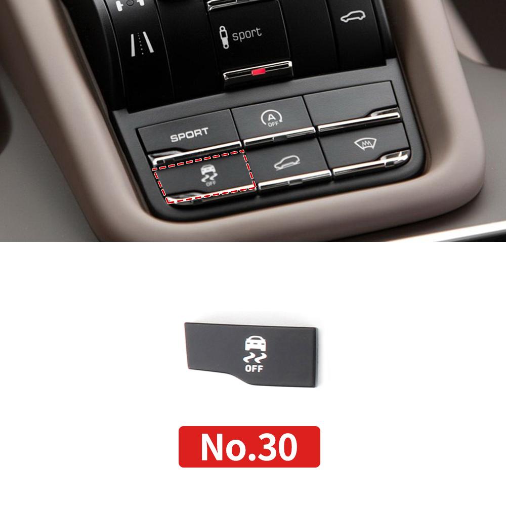 Multispínač režimu jízdy a kontroly trakce na středové konzole vozu Tlačítko Sport Pro Porsche Cayenne 7P5 2010-2018 7P5927127