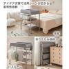 ZOOBLY Diaper Changing Table - Folding, with Casters, 5-Level Height Adjustment (Gray)