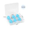 Reusable Silicone Clay Ear Plugs 6Pcs Soft Noise Cancelling with Storage Case for Sleep Travel Study Work