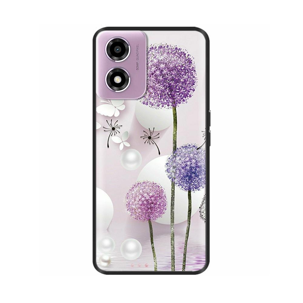 Phone Case For Motorola Moto E14 Case Soft TPU Painted Back Cover For Motorola E14 E 14 MotoE14 Full Protective Phone Shell Capa