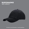 Washed ripped baseball cap 56-58 – შავი