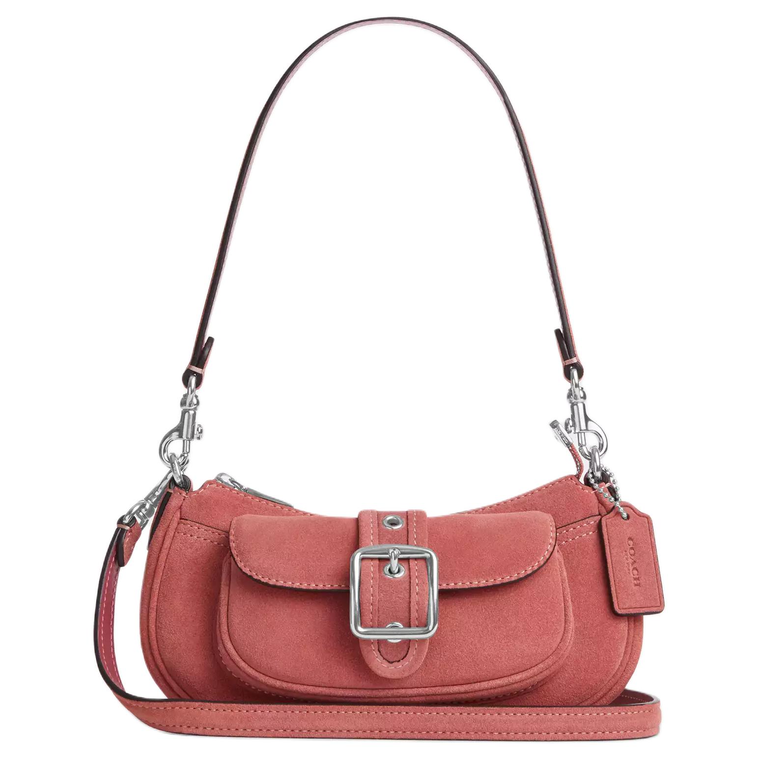 

Coach CDB12 Ashton Mini Shoulder Bag Suede Pink SVPK Basic Set (Bag+Dust Bag)