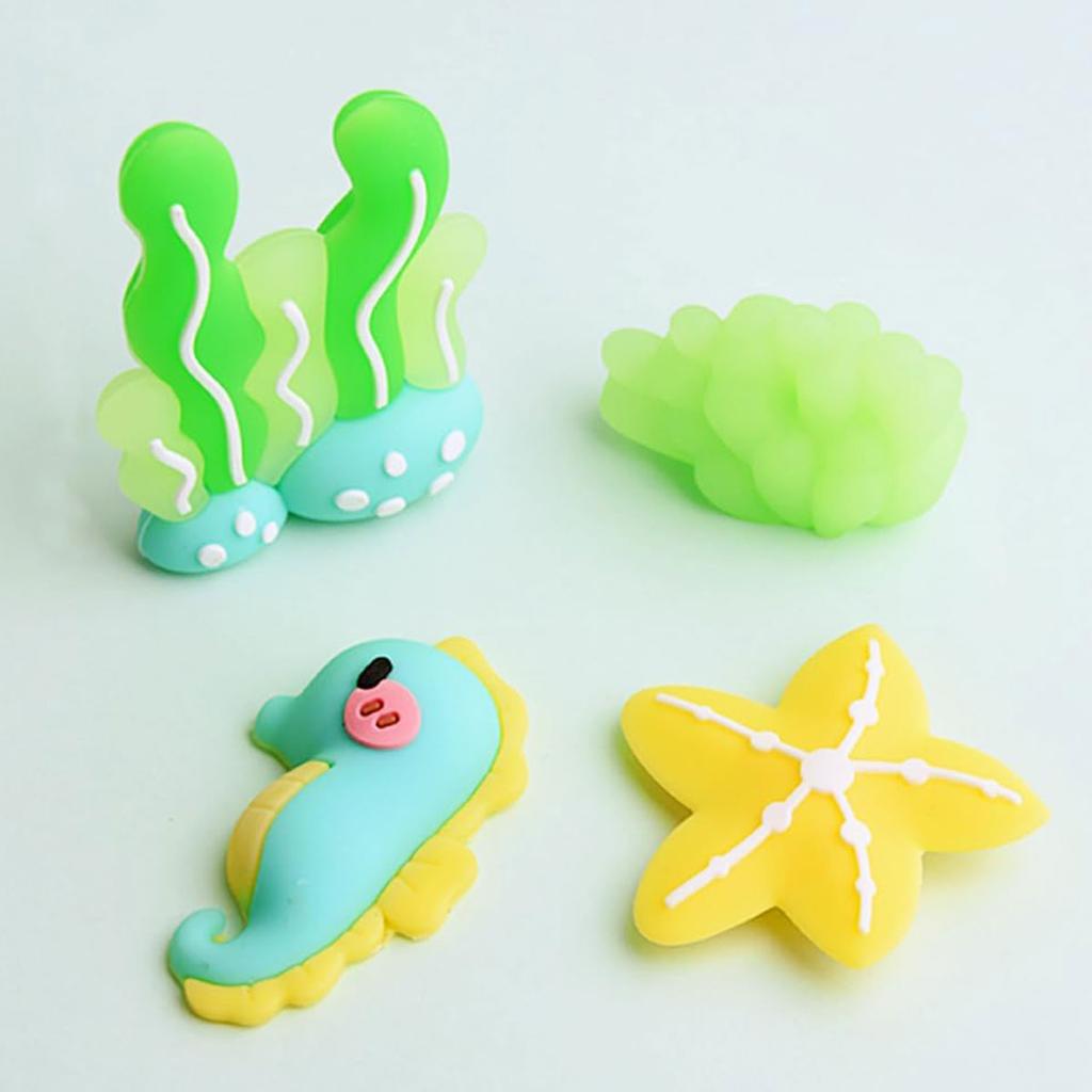 12 ks Dekorace na dort Podmořský svět Mořský topper na dort Podmořská párty potřeby Chobotnice, Mořský koník Mořský život Dekorace na dort