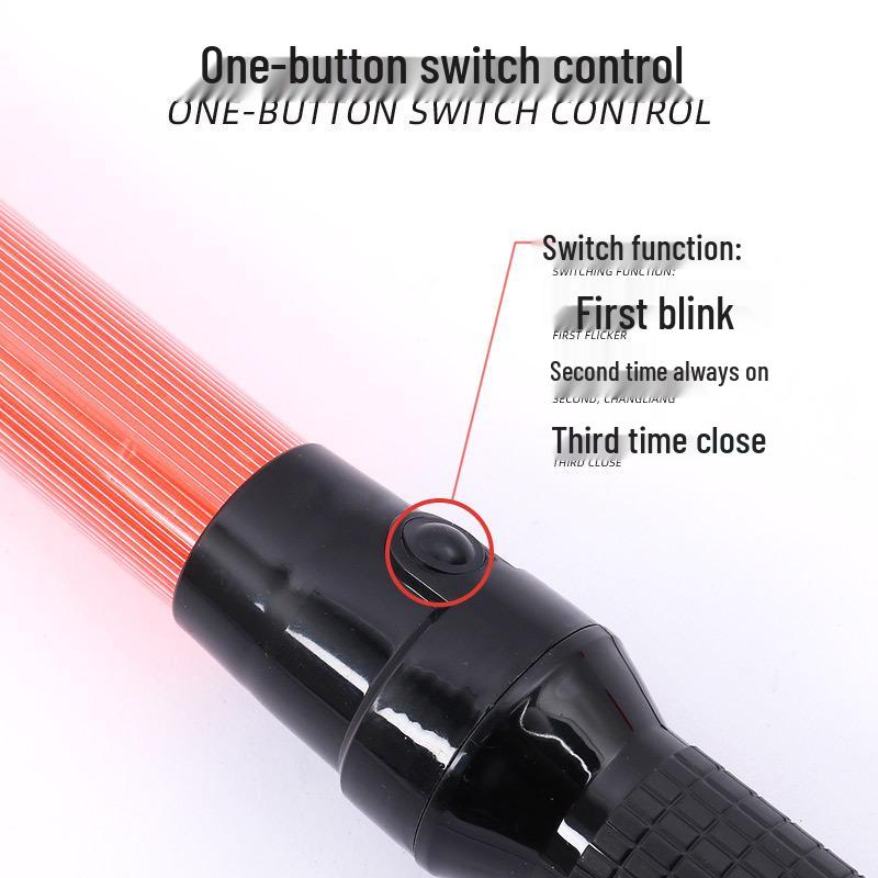 54cm Rechargeable LED Traffic Baton & Emergency Glow Stick