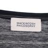 MACKINTOSH PHILOSOPHY Striped Pattern 7 Minutes Sleeve Open Collar Shirt Women Used