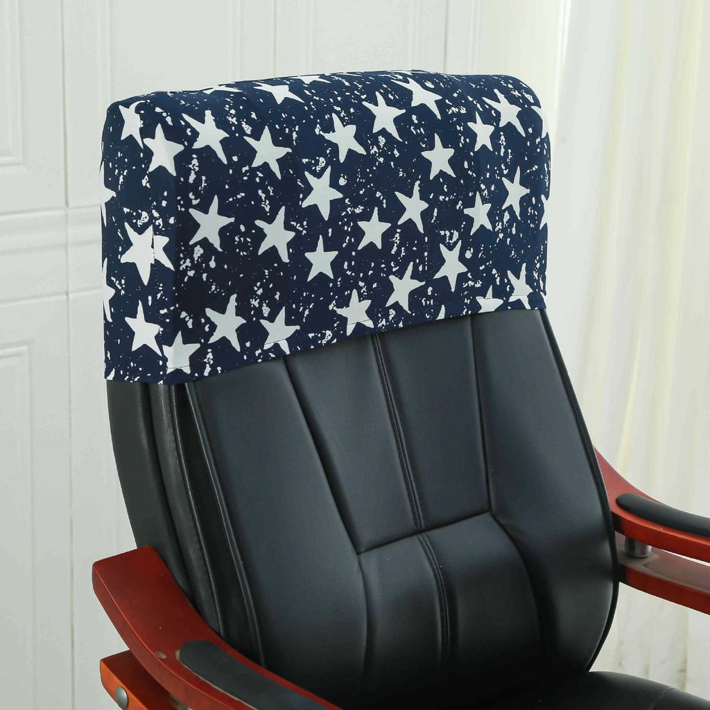 Elastic Boss Chair Headpillow Case Office Chair Cover Swivel Chair Headpillow Case Computer Chair Headpillow Seat Dustproof Head Cover