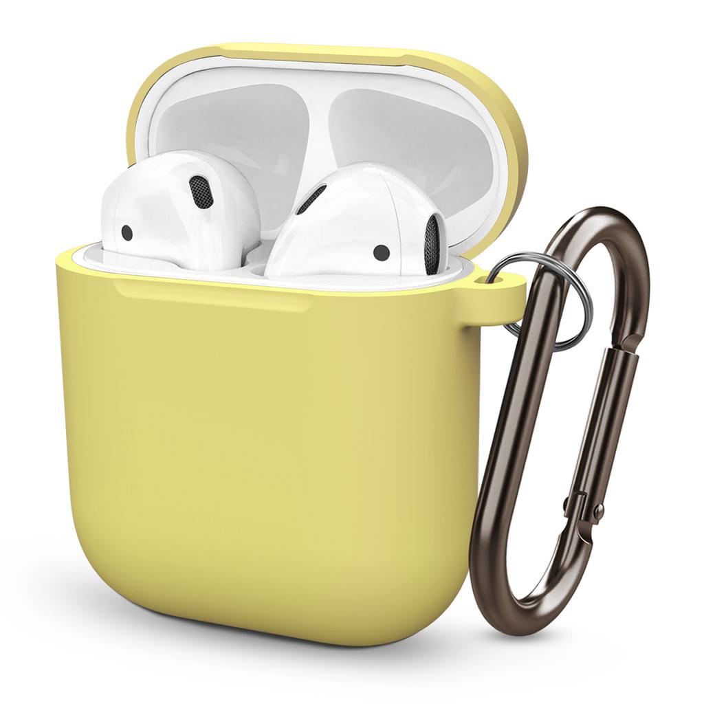 Silicone Cases For Airpods 1st 2nd Luxury Wireless Earphones Protective Cover Anti-drop Housing with Hook Headphone Accessories