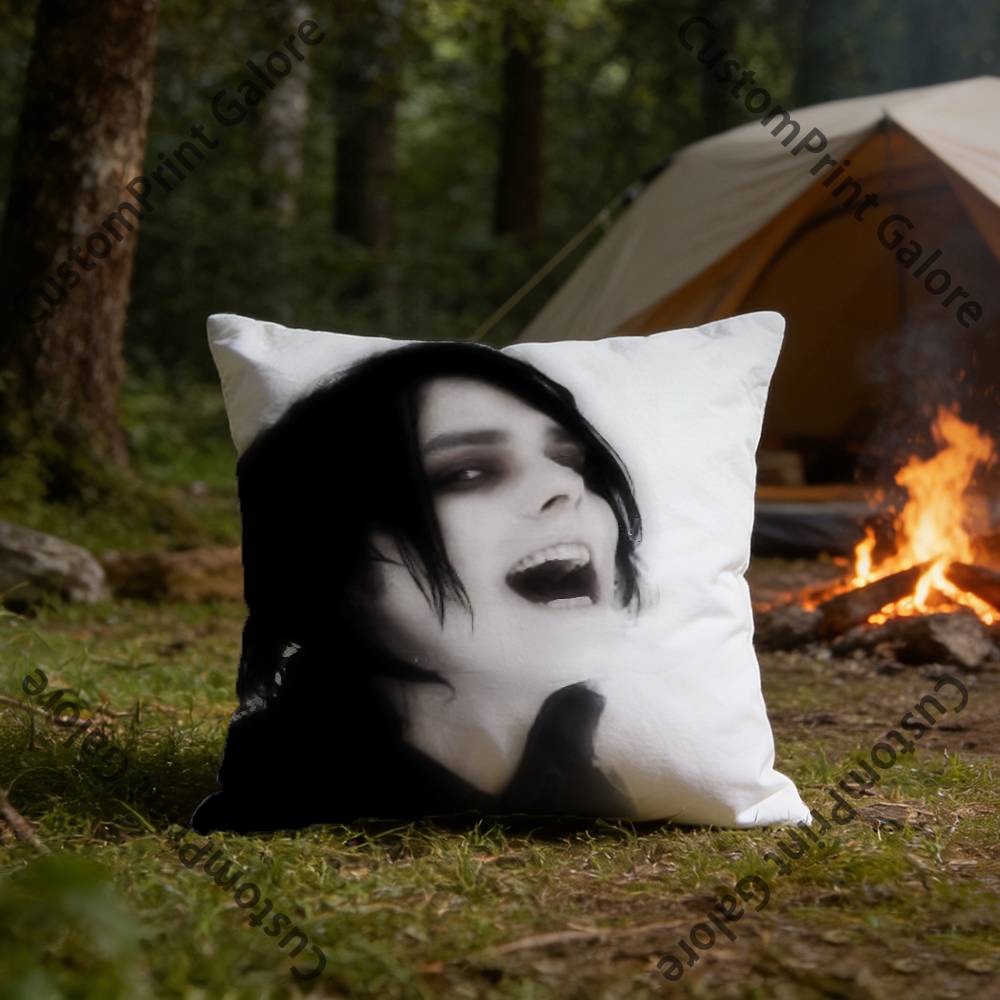 Emo Boy GGerard WWay Pillow Cover Polyester Square Cushion Case 45 Cm Decorative for Home Couch Bed Car Decor
