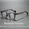 Stylish Square Frame Reading Glasses Luxury Design Anti Blue Light Eyewear Trend Men Women Presbyopia Eyeglasses Unisex To+4.0