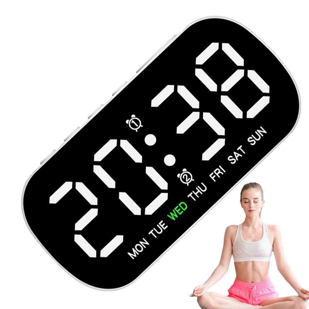 

Цифровой будильник 12/24H светодиодный цифровой настольный часы многоцелевой портативный будильник электронные настольные часы для дома общежития