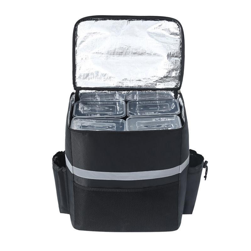 35L Extra Large Thermal Food Bag Cooler Bag Takeaway Refrigerator Box Fresh Keeping Food Delivery Backpack Insulated Cool Bags