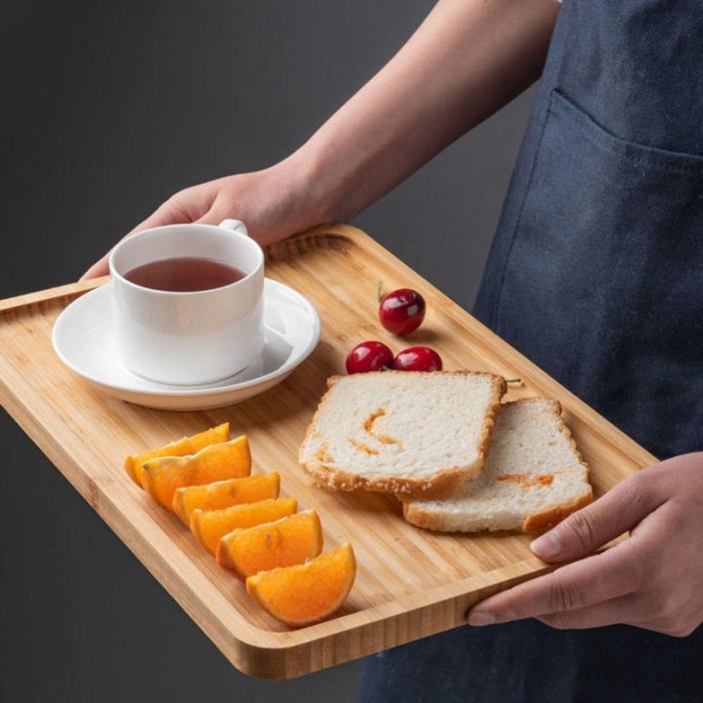 1Pcs Round Tableware Fruit Plate Household Tea Tray Serving Tray Dessert Dinner Plate Candy Holder