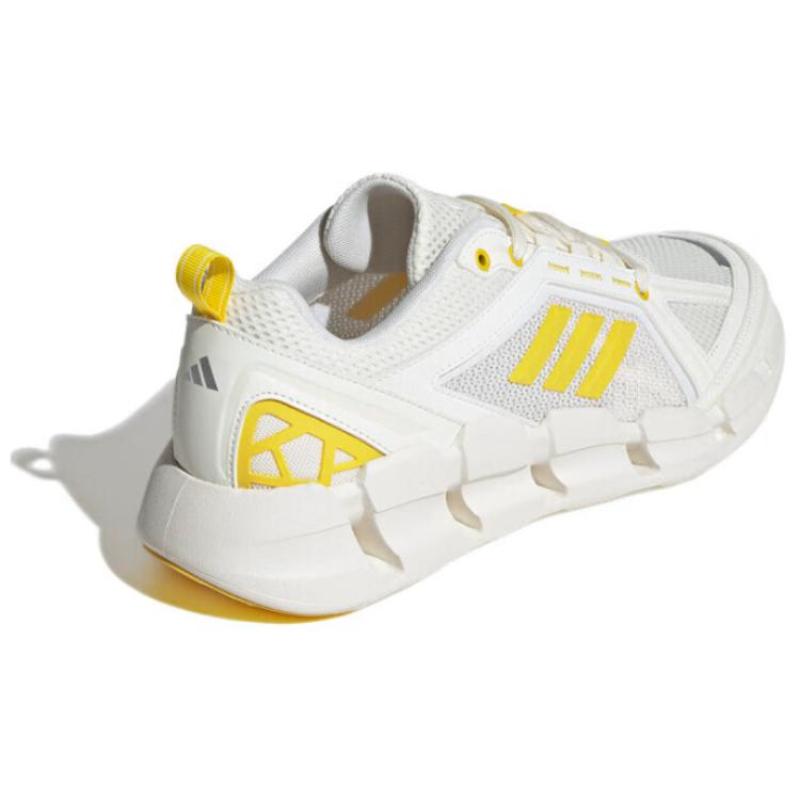 Adidas Climacool Ventage Slip Resistant Abrasion Resistant Low top Casual Running Shoes Women's White Yellow Sneakers JH9749