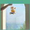 Charming Acrylic Cartoon Cat Skateboard Car Accessory Perfect For Stylish Vehicle Decor