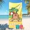 Niedliche Strandtücher mit Capybara-Print: Perfekt für den Sommer! Sofakissenbezug, Raum Heimdekorationortabel