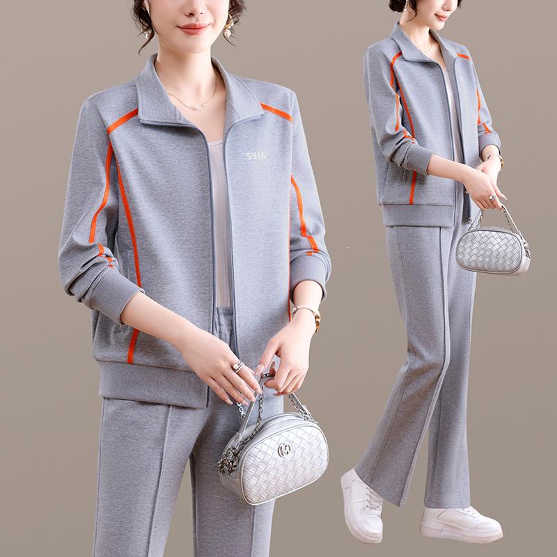 Women's Sporty Two-Piece Set: Age-Reducing Hoodie & Pants, Comfortable, Breathable, Perfect for Walking, Home, Running, Leisure.