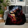 Joker Face Art Print Poster Wall DecorBlanket Flannel Throw Blanket for Sofa, Bed, Travel, Camping, Office, Couch, Chair