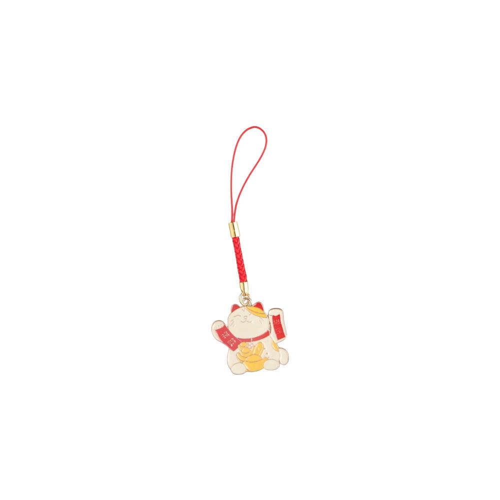 Chain Short Pendant Cat Keyring Anti-drop Mobile Phone Straps Lucky Cat Phone Pendant Mobile Phone Lanyard Fortune Cat Keychain