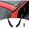 ABS Auto Hardtop Regenrinnenableiter Tropfschienenverlängerungen Dachwasserschutz Ableitkanal Schutz für Jeep Wrangler JK 07-17