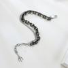 Vnox Vintage Stacked Chain Bracelets for Men Women, Retro Rolo Links Wristband With Trident Charm, Simple Layered Jewelry