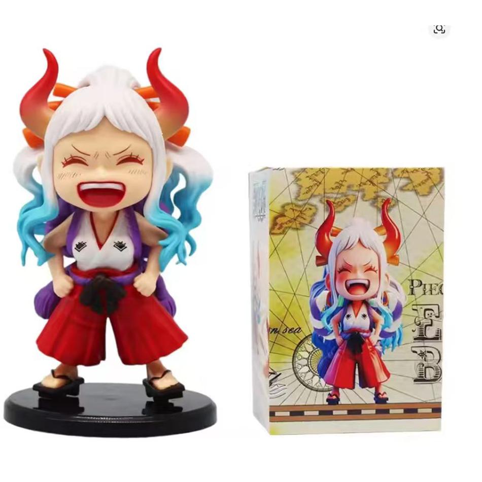 12-15cm ONE PIECE  Anime Monkey D Luffy Roronoa Zoro Q-Version PVC Model Desktop Car Ornament  Kids Birthday Christmas Gift Toys