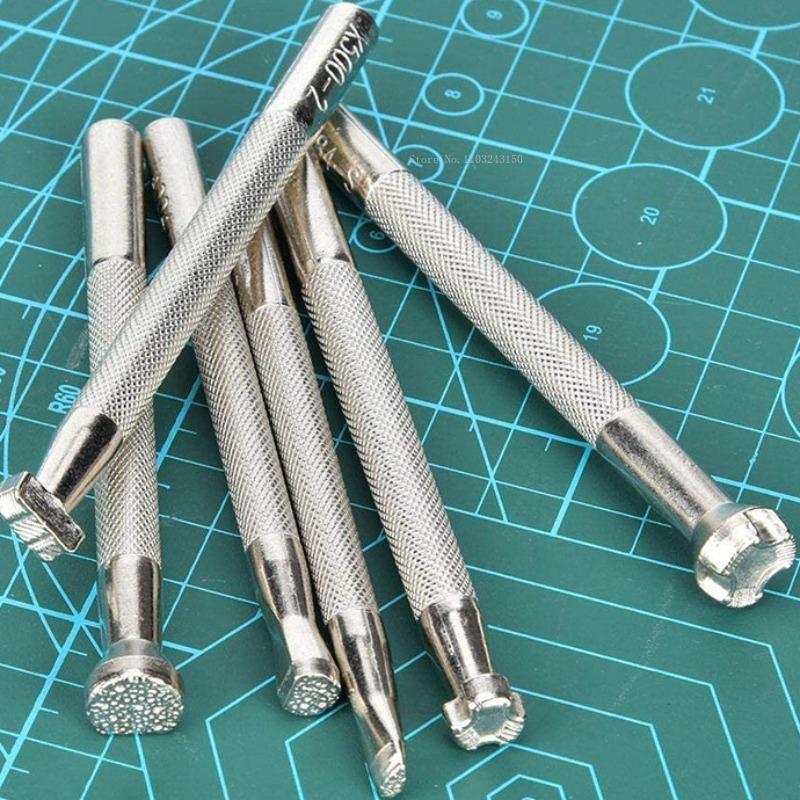 

Инструменты для печати по коже 6 видов стилей Тиснение Гравировка Кожевенное дело Утварь DIY Кожаное ремесло Штамповка Штампы Инструменты для ручного искусства